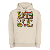 Pigment French Oak love caravan Urban Hoodie - BarkalooDesign