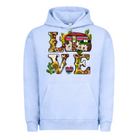 Pigment Grape Ice love caravan Urban Hoodie - BarkalooDesign