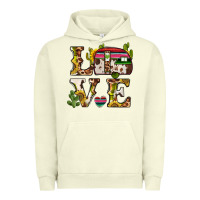 Pigment Pistachio love caravan Urban Hoodie - BarkalooDesign
