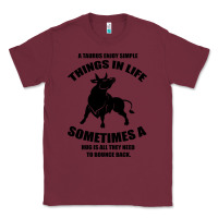 Burgundy Taurus Horoscope Classic Tee - Bettercallsaul