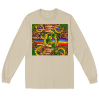 Mushroom st patricks day horseshoe shamrock rainbow gold Long Sleeve Tee - RanaPortraitStore