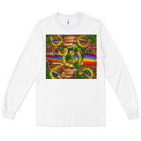 St Patricks Day Horseshoe Shamrock Rainbow Gold Long Sleeve Tee | Teevron