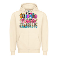 Sandshell ive survived too many storms to be thered by raind Zipper Hoodie - CowhideDigitalArt