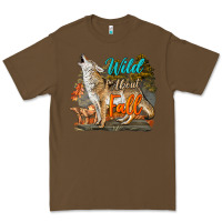 Cacao Wild About Fall Coyote Premium Tee - LillyAllenDesigns