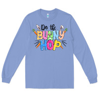 Colony Blue do the bunny hop easter Long Sleeve Tee - CowGirlArtShop