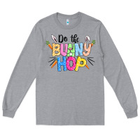 Heather Grey do the bunny hop easter Long Sleeve Tee - CowGirlArtShop
