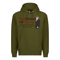 Army Green ned ryerson life insurance. groundhog day Premium Hoodie - lanVoArt