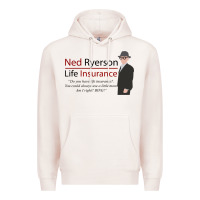 Pale Pink ned ryerson life insurance. groundhog day Premium Hoodie - lanVoArt