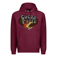 Burgundy cuckoo for cocoa puffs Premium Hoodie - lanVoArt