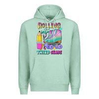 Seafoam rolling into third grade Premium Hoodie - BundleAndBundleShop