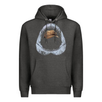 Charcoal Heather here's to swimmin' with bow legged women. Premium Hoodie - lanVoArt