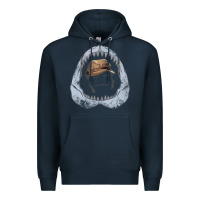 Navy here's to swimmin' with bow legged women. Premium Hoodie - lanVoArt