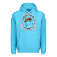 Ocean Blue here's to swimmin' with bow legged women. Premium Hoodie - lanVoArt
