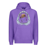 Purple here's to swimmin' with bow legged women. Premium Hoodie - lanVoArt