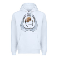 White here's to swimmin' with bow legged women. Premium Hoodie - lanVoArt
