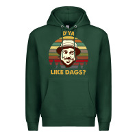 Sports Green vintage the snatch d'ya like dags shirt  perfect gift for you and frie Premium Hoodie - lanVoArt