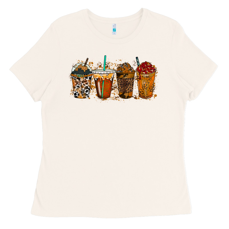 Leopard And Cowhide Drink Ladies Tee by RacoonDesign | Teevron