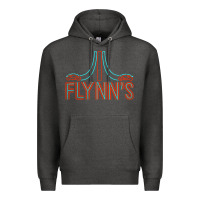Charcoal Heather flynns place   tron   1980s Premium Hoodie - lanVoArt