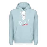 Blue Mist friday the 13th friday i'm in love vintage style horror halloween t sh Premium Hoodie - lanVoArt