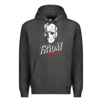 Charcoal Heather friday the 13th friday i'm in love vintage style horror halloween t sh Premium Hoodie - lanVoArt