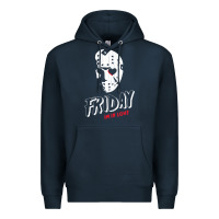Navy friday the 13th friday i'm in love vintage style horror halloween t sh Premium Hoodie - lanVoArt