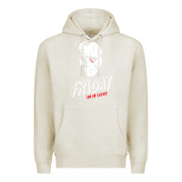 Oatmeal Heather friday the 13th friday i'm in love vintage style horror halloween t sh Premium Hoodie - lanVoArt