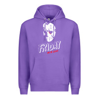 Purple friday the 13th friday i'm in love vintage style horror halloween t sh Premium Hoodie - lanVoArt