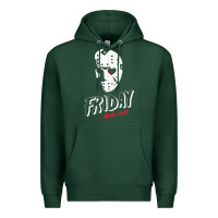 Sports Green friday the 13th friday i'm in love vintage style horror halloween t sh Premium Hoodie - lanVoArt