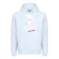White friday the 13th friday i'm in love vintage style horror halloween t sh Premium Hoodie - lanVoArt