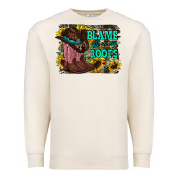 Sandshell blame all on my roots Premium Sweatshirt - RacoonDesign