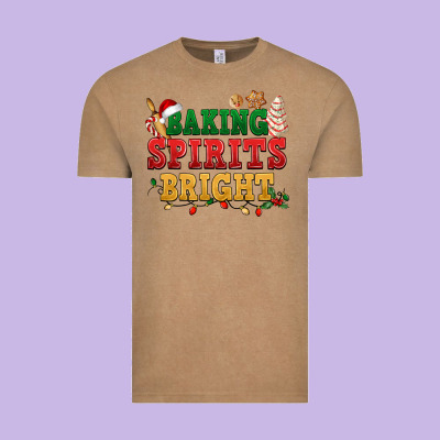 Baking Spirits Bright Vintage Tee Designed By Nancycooperartshop