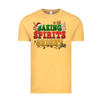 Vintage Mustard Baking spirits bright Vintage Tee - NancyCooperArtShop