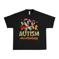 Black Autism Awareness Urban Heavy Tee - NancyCooperArtShop