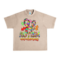 French Oak Autism Awareness Urban Heavy Tee - NancyCooperArtShop