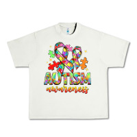 Pistachio Autism Awareness Urban Heavy Tee - NancyCooperArtShop
