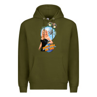 Army Green not of this earth girls are easy mixup Premium Hoodie - lanVoArt