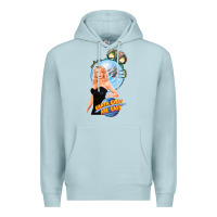 Blue Mist not of this earth girls are easy mixup Premium Hoodie - lanVoArt