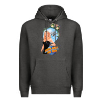 Charcoal Heather not of this earth girls are easy mixup Premium Hoodie - lanVoArt