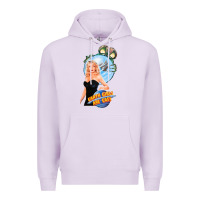 Lilac not of this earth girls are easy mixup Premium Hoodie - lanVoArt