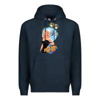 Navy not of this earth girls are easy mixup Premium Hoodie - lanVoArt