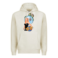 Oatmeal Heather not of this earth girls are easy mixup Premium Hoodie - lanVoArt