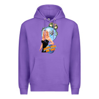 Purple not of this earth girls are easy mixup Premium Hoodie - lanVoArt