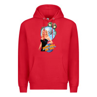Red not of this earth girls are easy mixup Premium Hoodie - lanVoArt