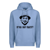 Colony Blue snatch   d'ya like dags. Premium Hoodie - lanVoArt