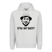 Dove Grey snatch   d'ya like dags. Premium Hoodie - lanVoArt
