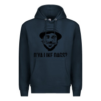 Navy snatch   d'ya like dags. Premium Hoodie - lanVoArt
