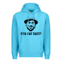 Ocean Blue snatch   d'ya like dags. Premium Hoodie - lanVoArt