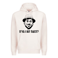 Pale Pink snatch   d'ya like dags. Premium Hoodie - lanVoArt