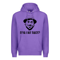 Purple snatch   d'ya like dags. Premium Hoodie - lanVoArt