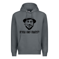Rock snatch   d'ya like dags. Premium Hoodie - lanVoArt